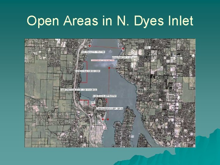 Open Areas in N. Dyes Inlet 
