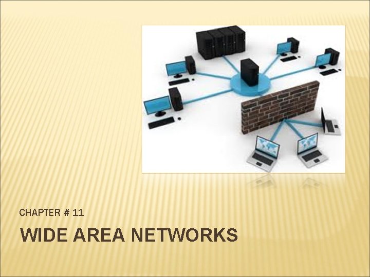 CHAPTER # 11 WIDE AREA NETWORKS 