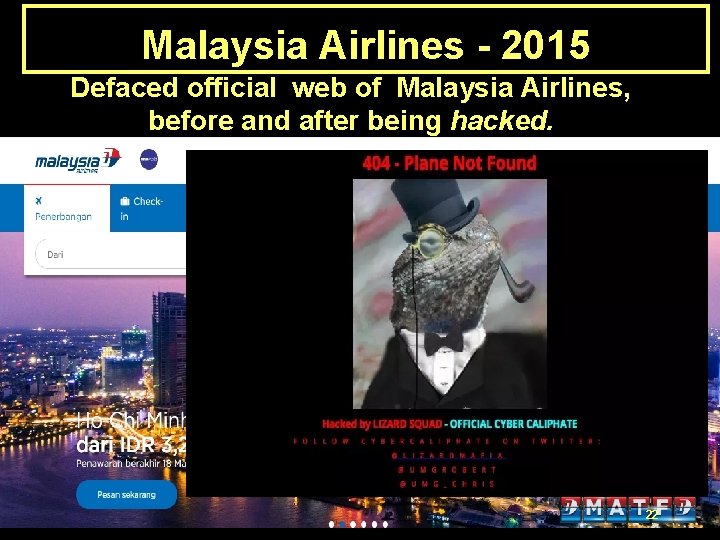 Malaysia Airlines - 2015 Defaced official web of Malaysia Airlines, before and after being Malaysia Airlines - 2015 Defaced official web of Malaysia Airlines, before and after being