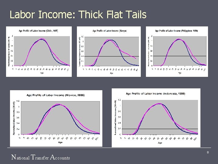 Labor Income: Thick Flat Tails National Transfer Accounts 8 