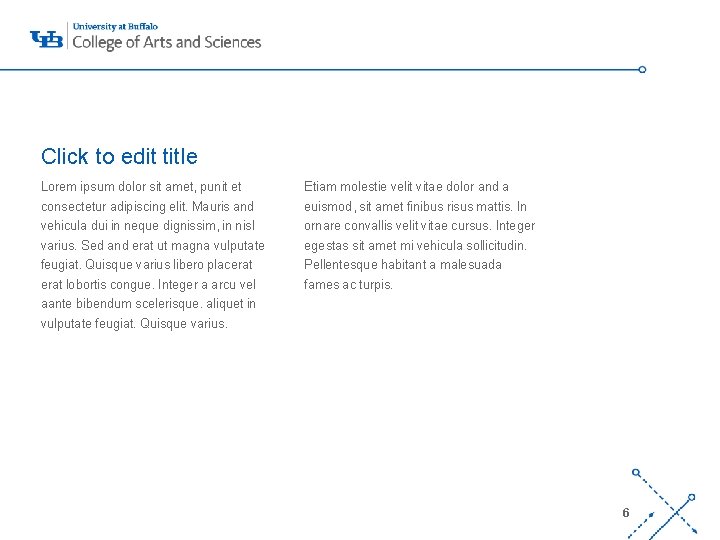 Click to edit title Lorem ipsum dolor sit amet, punit et consectetur adipiscing elit.