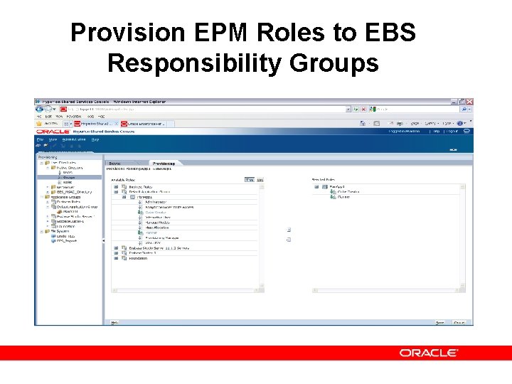 Provision EPM Roles to EBS Responsibility Groups 