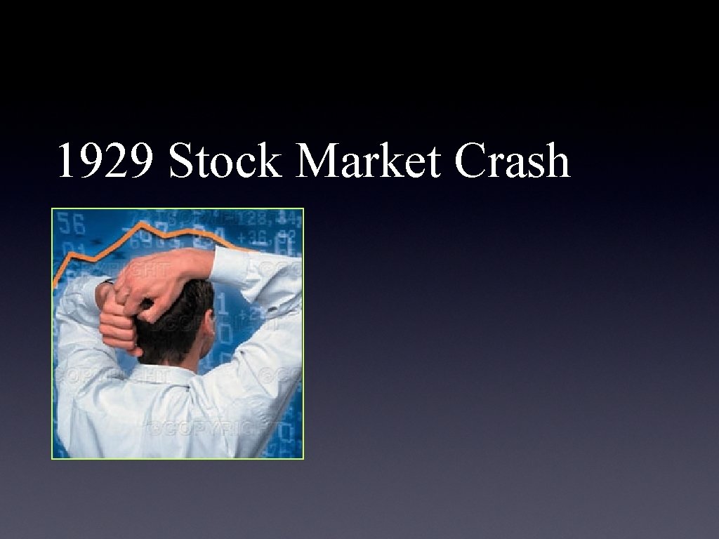 1929 Stock Market Crash 