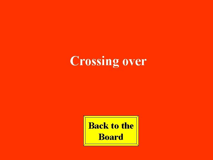 Crossing over Back to the Board 