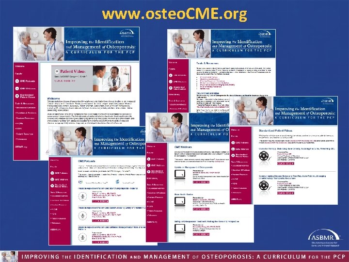 www. osteo. CME. org 