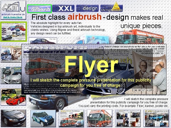 airbrush-kuenstler. de Mail to Andre Eisele First class airbrush - design makes real The