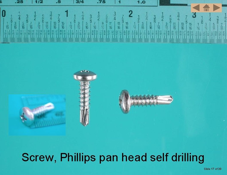 Screw, Phillips pan head self drilling Slide 17 of 38 