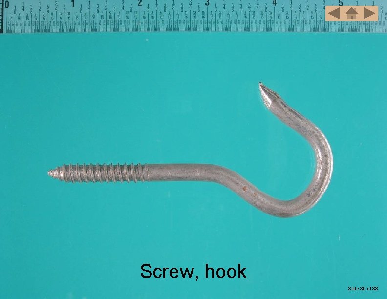 Screw, hook Slide 30 of 38 