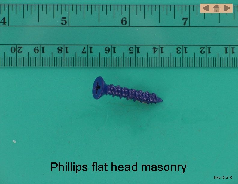Phillips flat head masonry Slide 15 of 16 