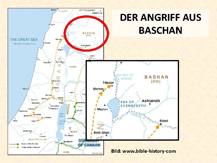 DER ANGRIFF AUS BASCHAN Bild: www. bible-history-com 