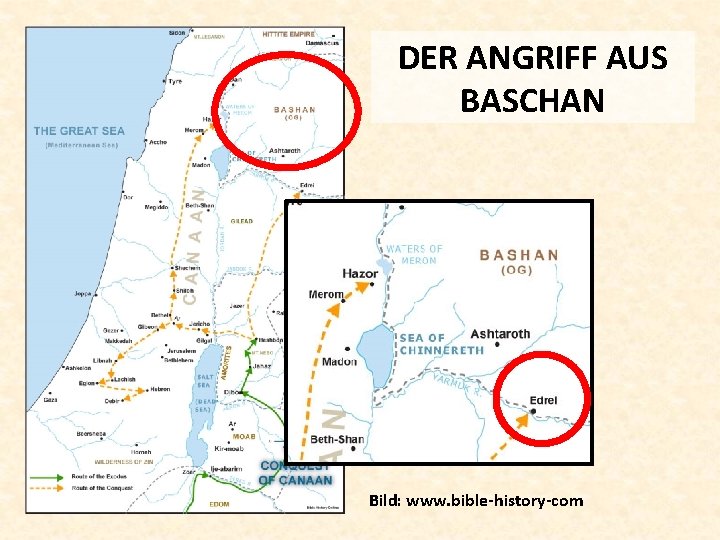 DER ANGRIFF AUS BASCHAN Bild: www. bible-history-com 