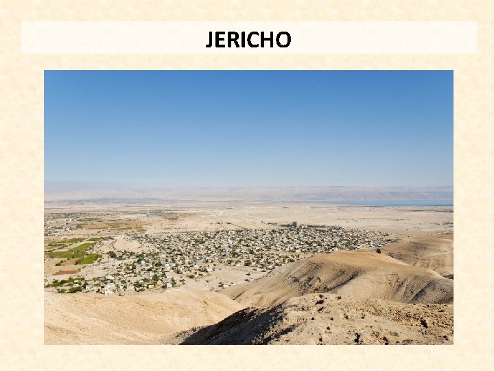 JERICHO 