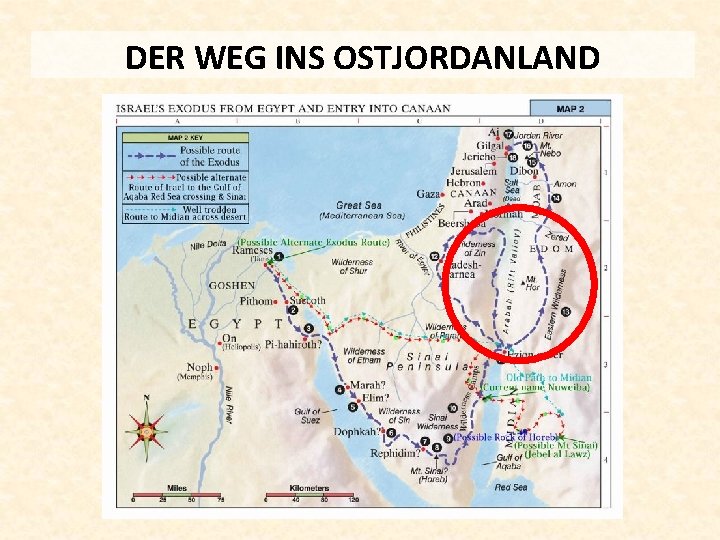 DER WEG INS OSTJORDANLAND 