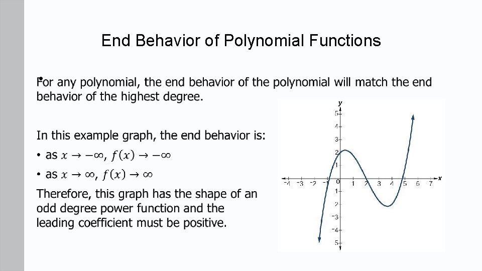 End Behavior of Polynomial Functions • 
