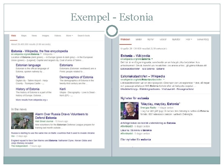 Exempel - Estonia 