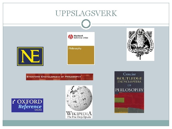 UPPSLAGSVERK 