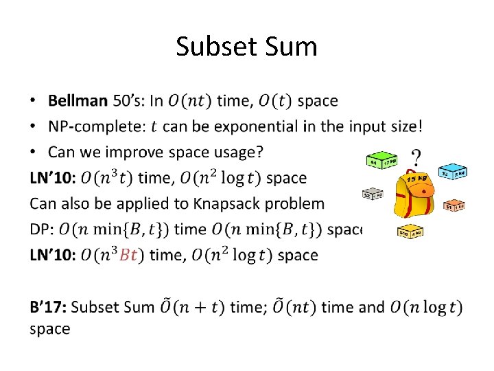Subset Sum • 