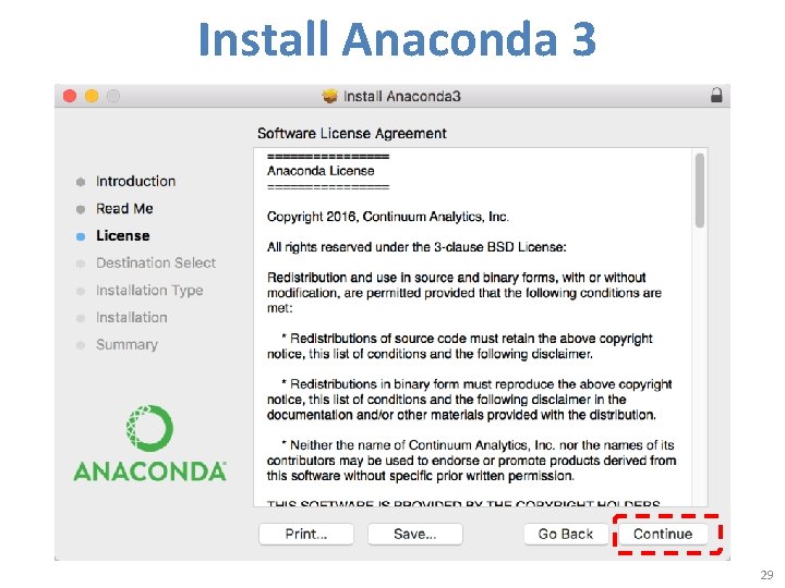 Install Anaconda 3 29 