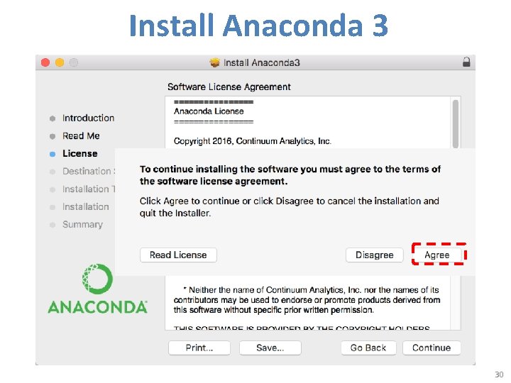 Install Anaconda 3 30 