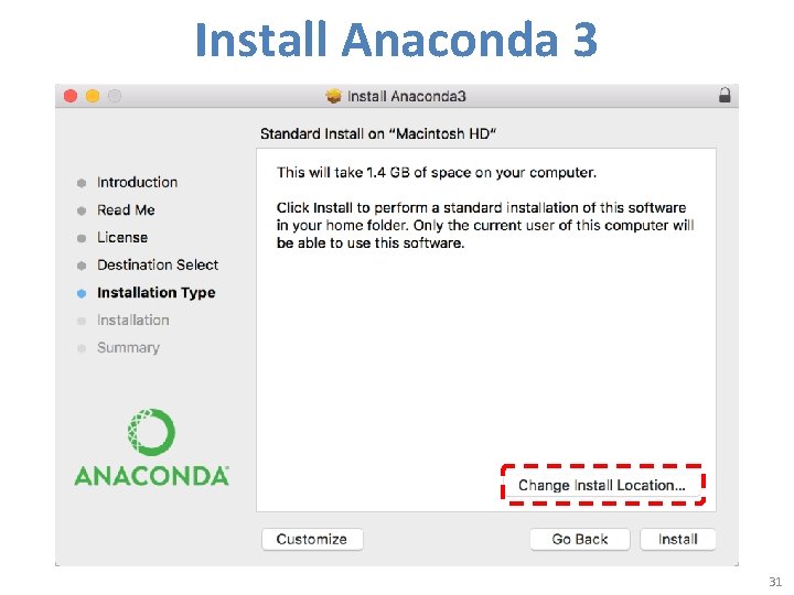 Install Anaconda 3 31 