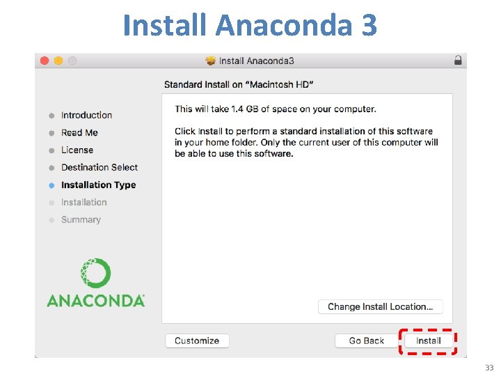 Install Anaconda 3 33 