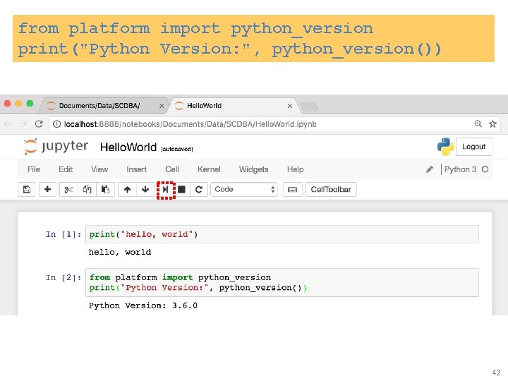 from platform import python_version print("Python Version: ", python_version()) 42 