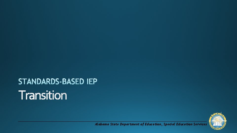 Alabama State Department of Education, Special Education Services 