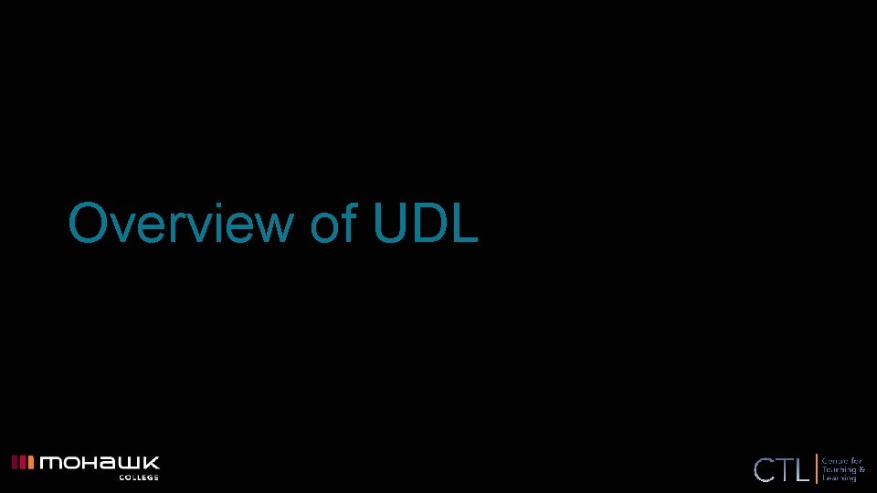 Overview of UDL 