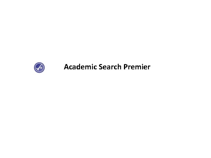 Academic Search Premier 