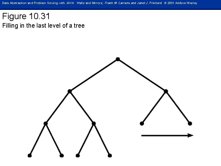 Data Abstraction and Problem Solving with JAVA Walls and Mirrors; Frank M. Carrano and