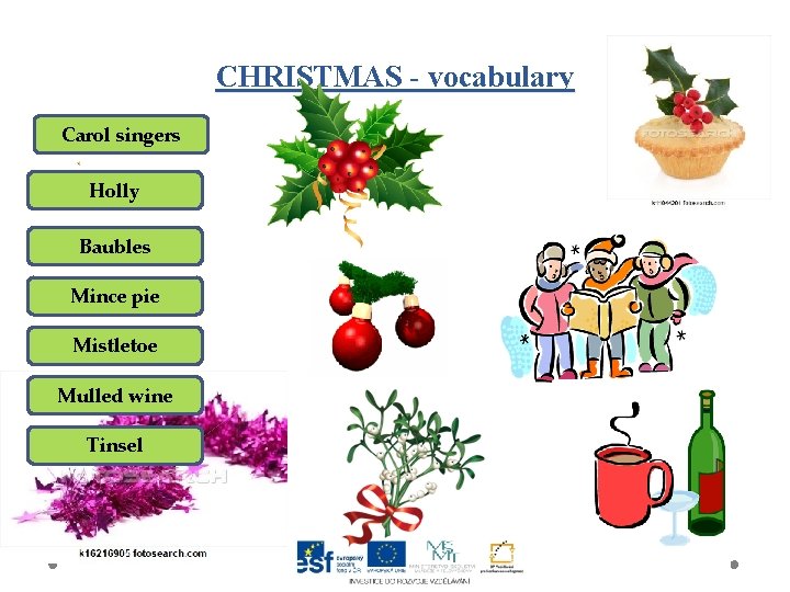 Gymnázium a Jazyková škola s právem státní jazykové zkoušky Svitavy CHRISTMAS - vocabulary Carol