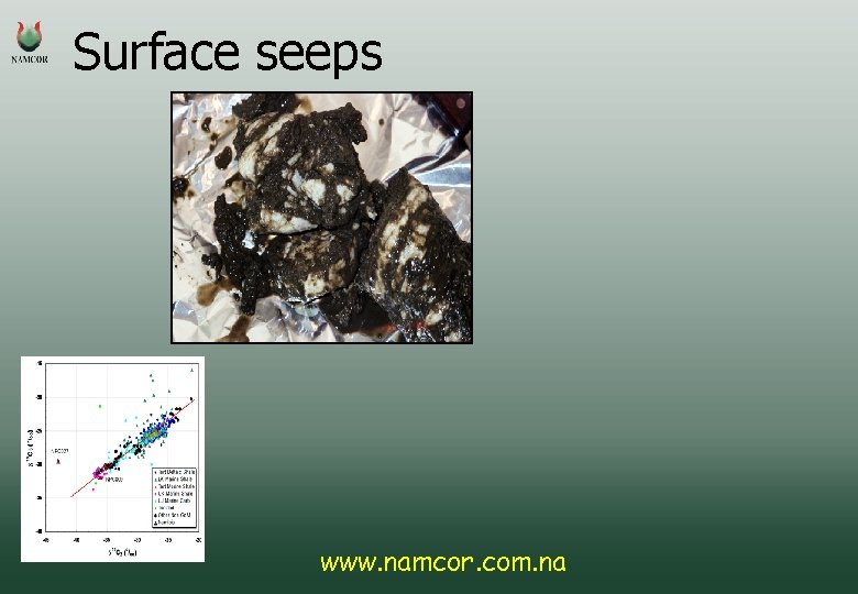 Surface seeps www. namcor. com. na 