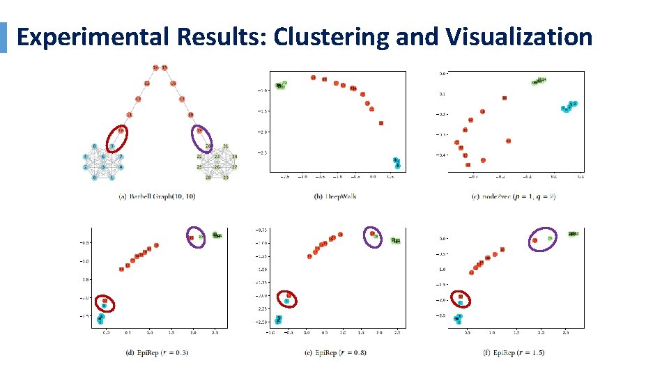Experimental Results: Clustering and Visualization 