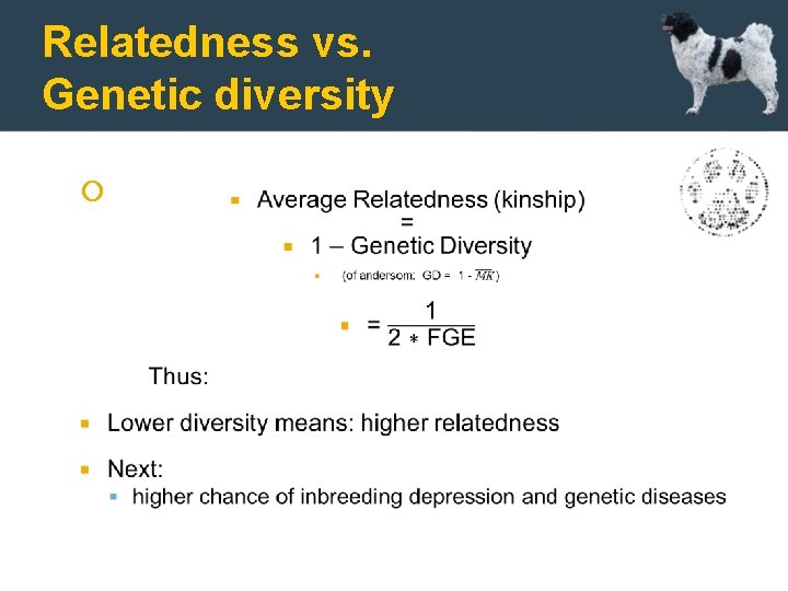 Relatedness vs. Genetic diversity 