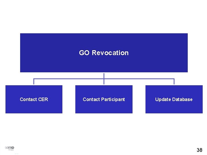 GO Revocation Contact CER Contact Participant Update Database 38 