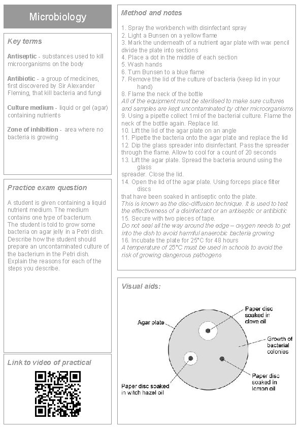 Microbiology Key terms Antiseptic - substances used to kill microorganisms on the body Antibiotic