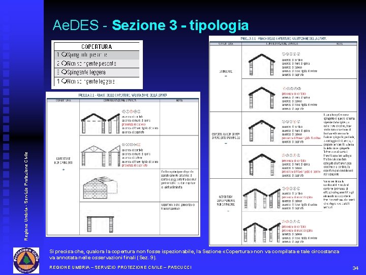 Ae. DES - Sezione 3 - tipologia Regione Umbria - Servizio Protezione Civile x