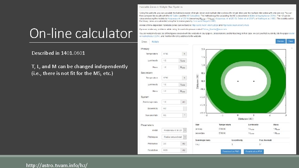 On-line calculator Described in 1401. 0601 T, L, and M can be changed independently