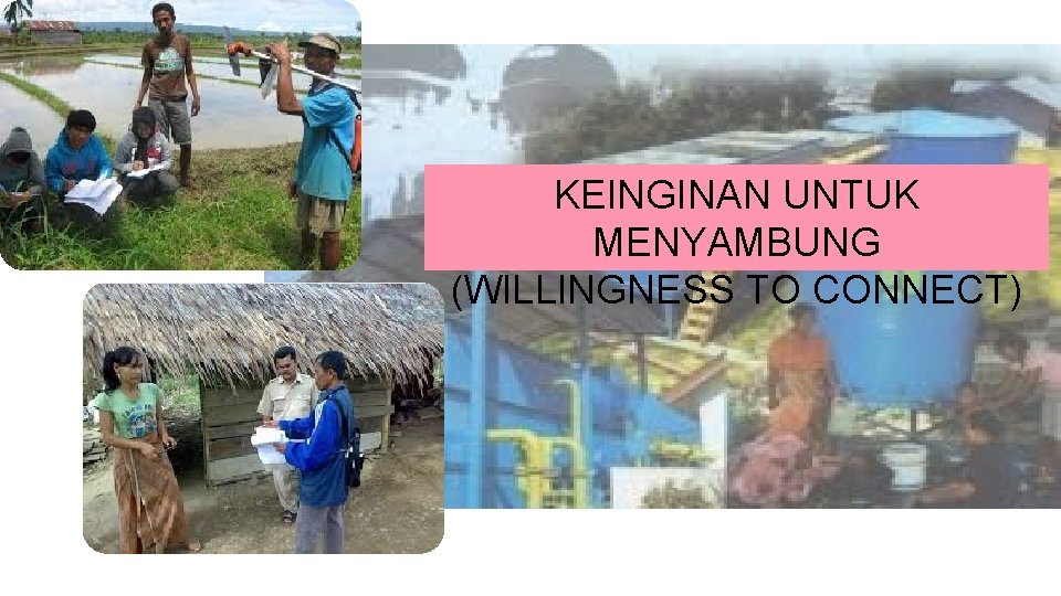 KEINGINAN UNTUK MENYAMBUNG (WILLINGNESS TO CONNECT) 