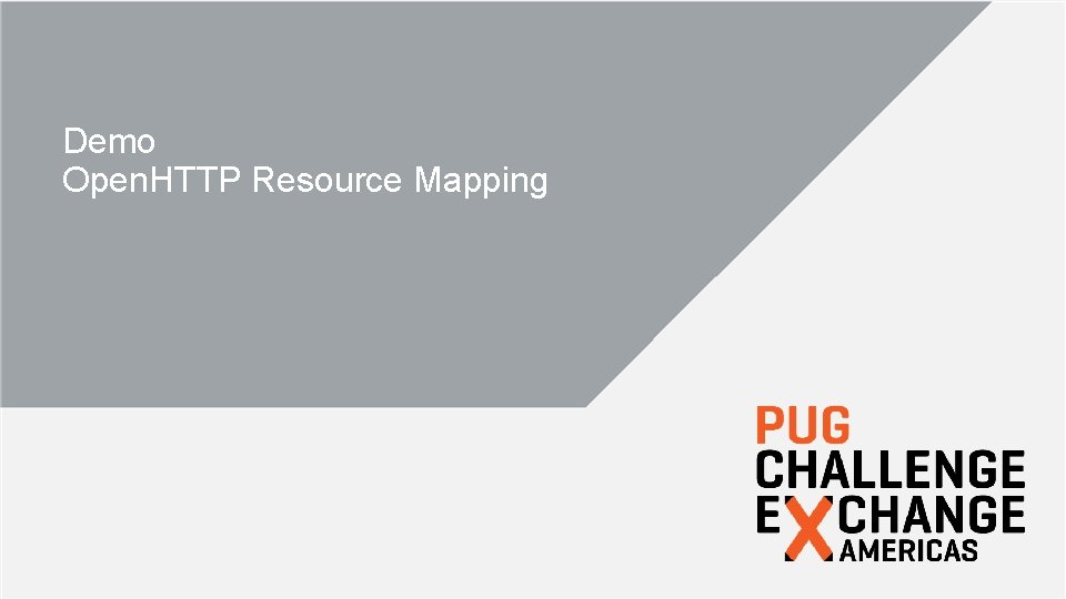 Demo Open. HTTP Resource Mapping 28 