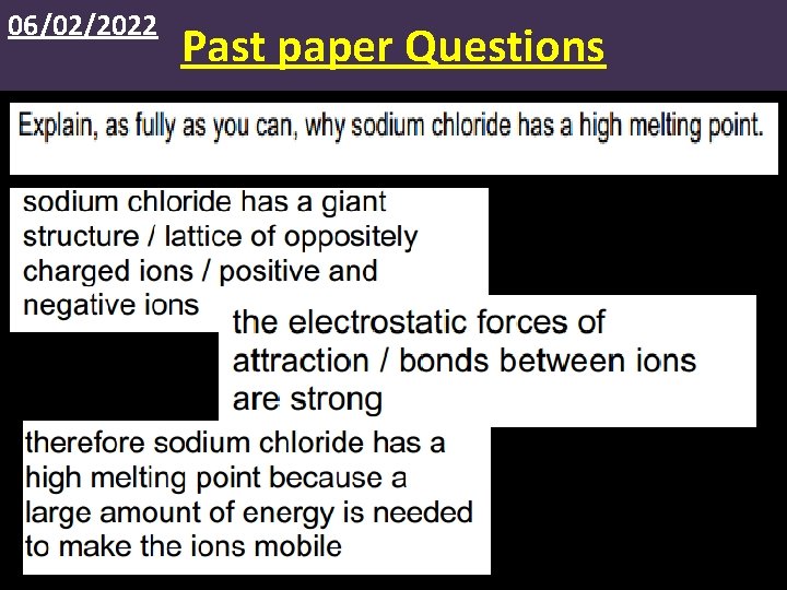 06/02/2022 Past paper Questions 