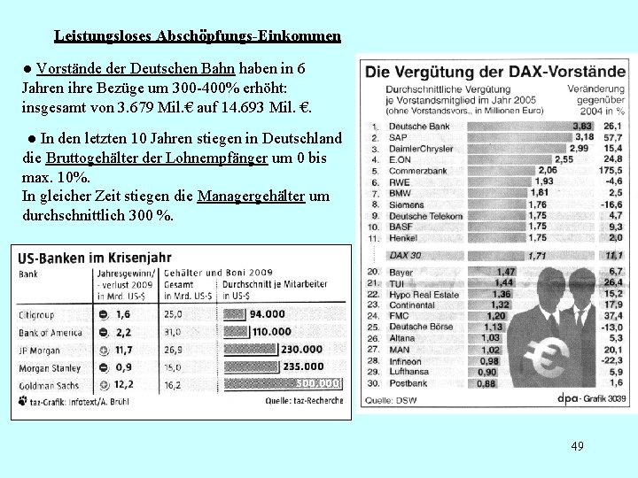 Leistungsloses Abschöpfungs-Einkommen ● Vorstände der Deutschen Bahn haben in 6 Jahren ihre Bezüge um