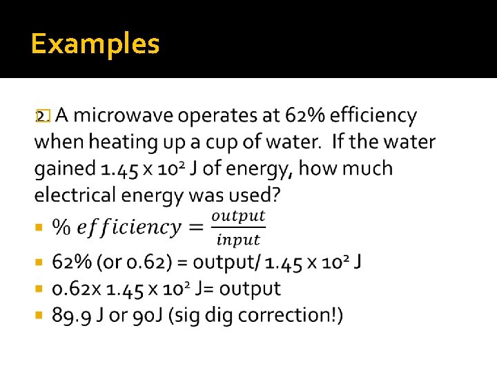 Examples � 