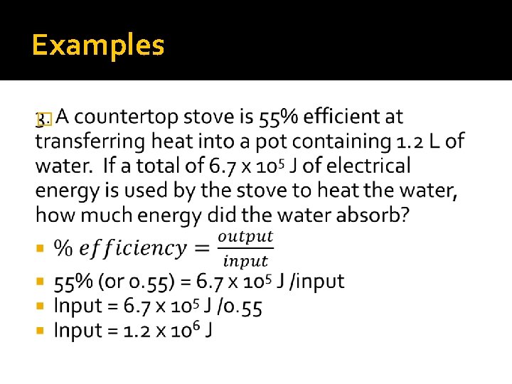 Examples � 