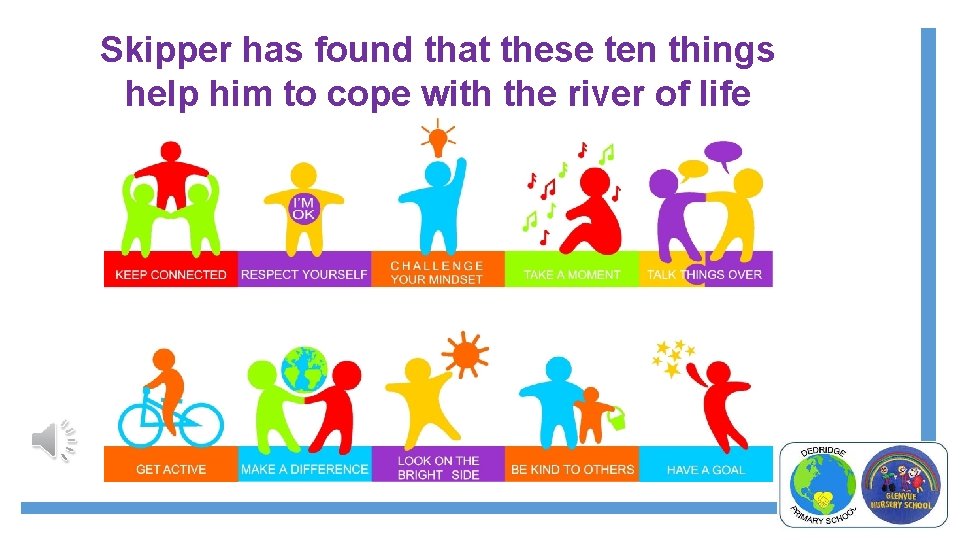 Skipper has found that these ten things help him to cope with the river