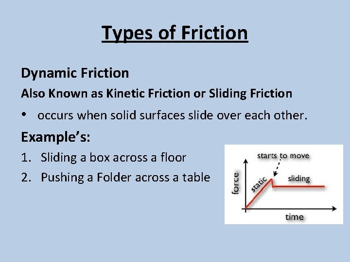 Friction Objectives of The Lesson Explain what Friction