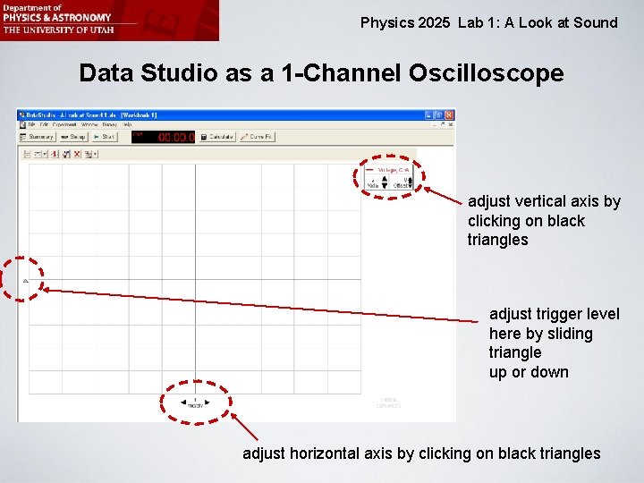 Physics 2025 Lab 1: A Look at Sound Data Studio as a 1 -Channel