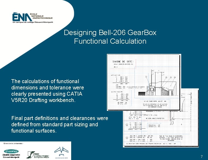 Designing Bell-206 Gear. Box Functional Calculation The calculations of functional dimensions and tolerance were