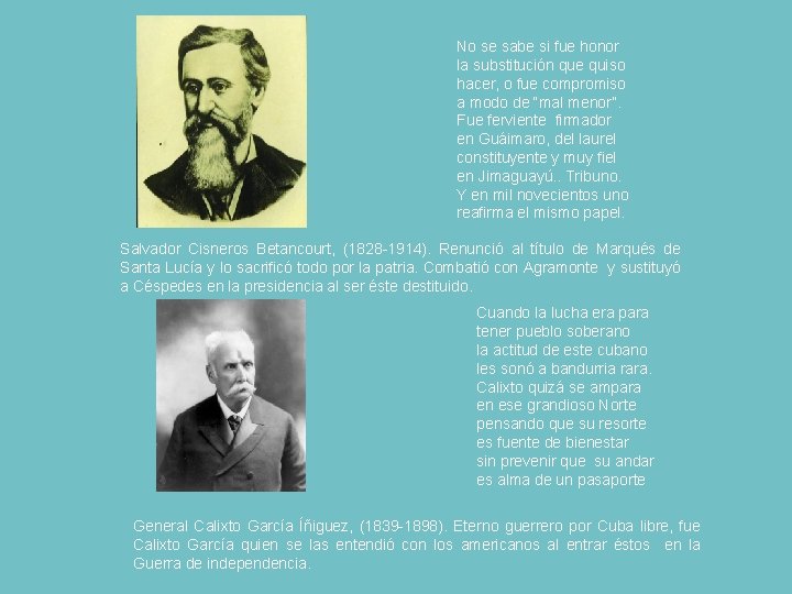 No se sabe si fue honor la substitución que quiso hacer, o fue compromiso