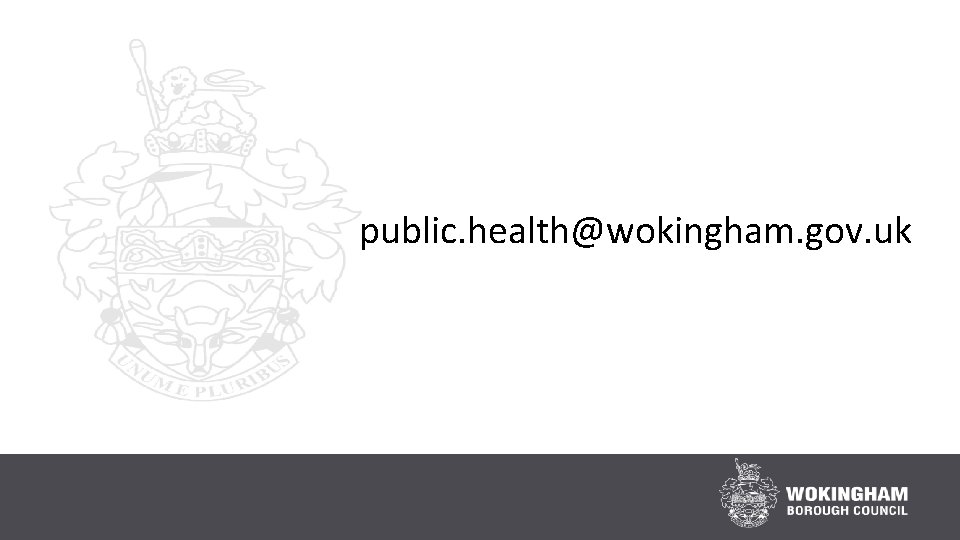 public. health@wokingham. gov. uk 
